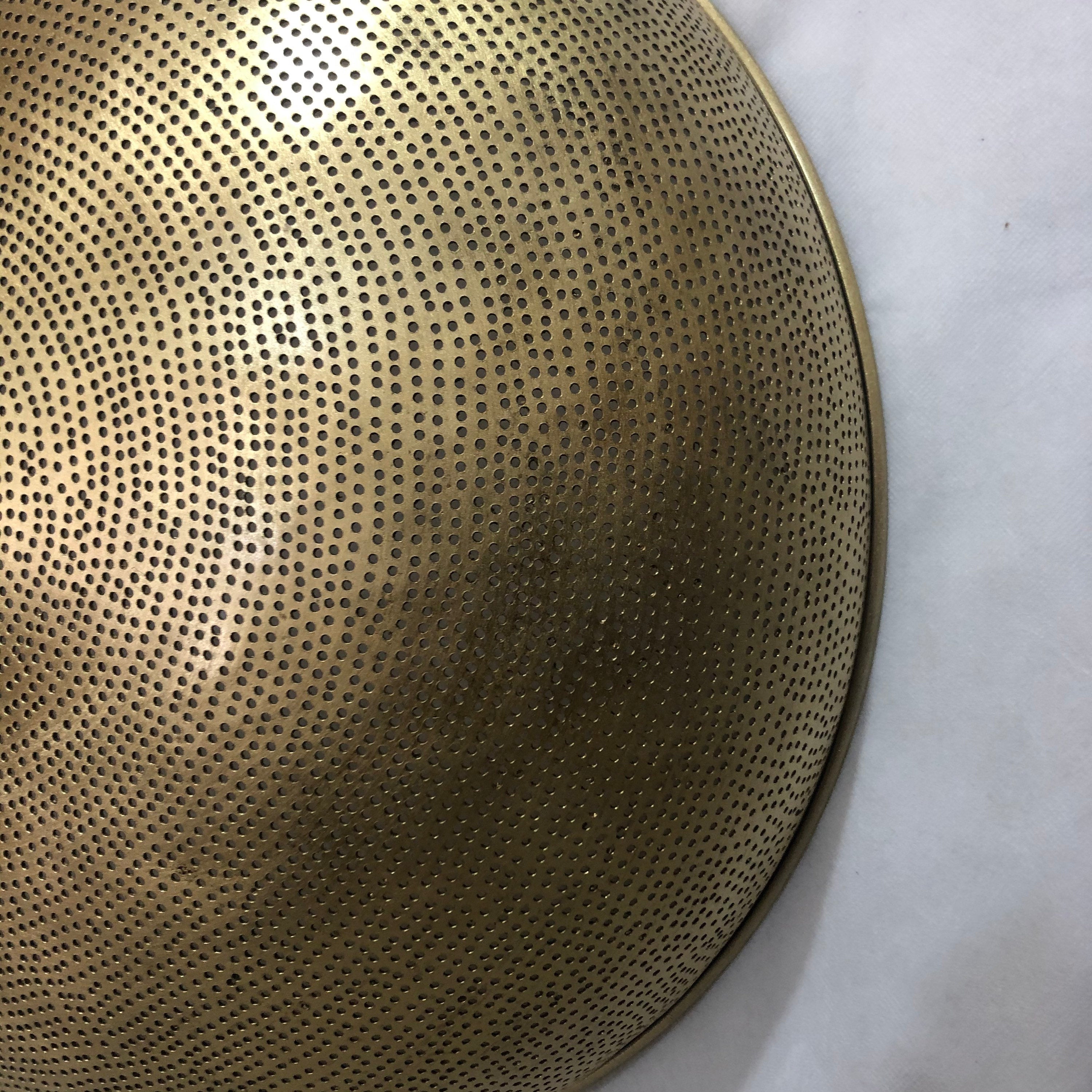 Handcrafted Moroccan Ceiling Lights, Flush Mount Gold Color Semi Flush Mount, Copper Light Sun Rise