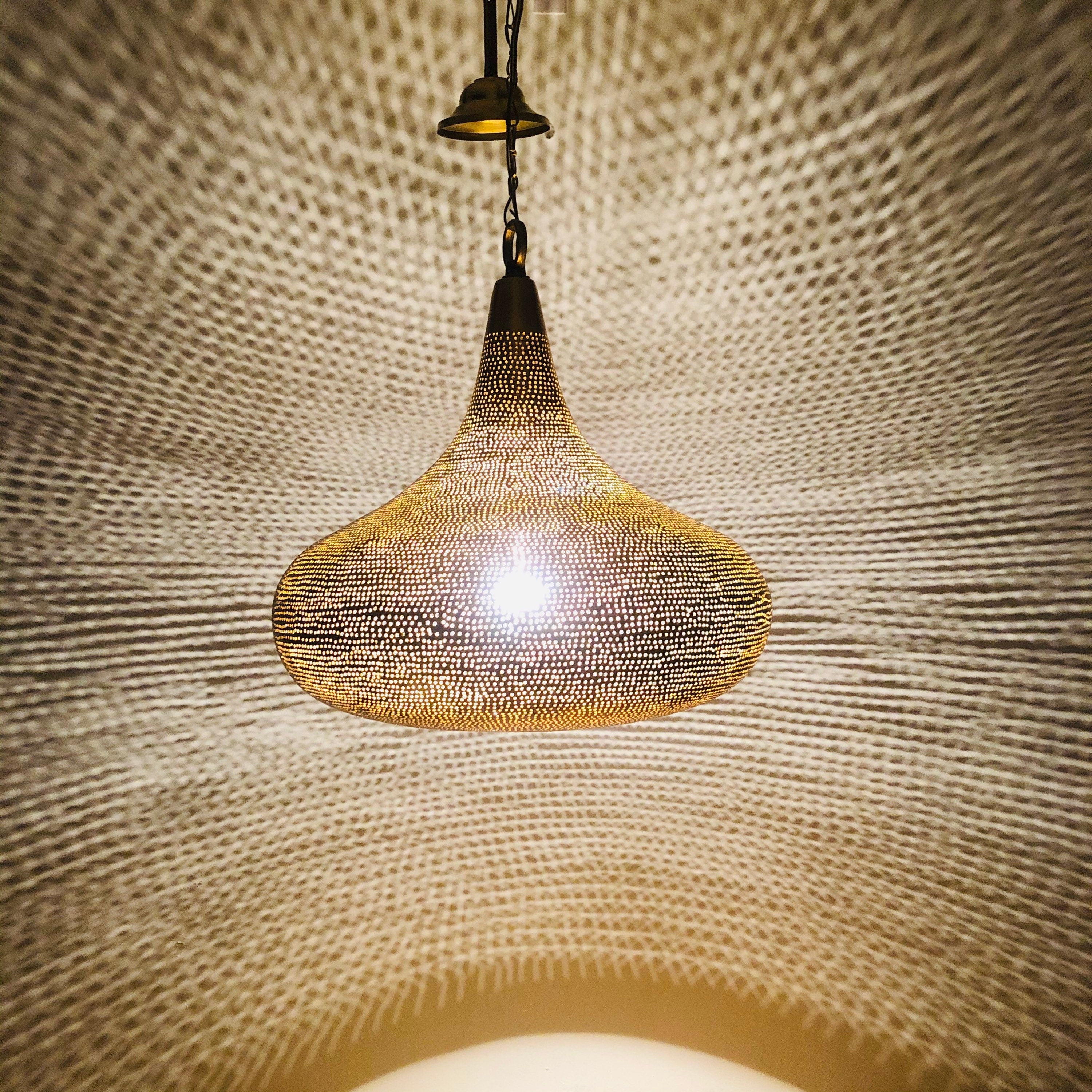 Moroccan Pendant Light,Pendant Lighting,Moroccan Pendant Lamp,ceiling light,Pierced ceiling light, Shade Lamp Gold Brass