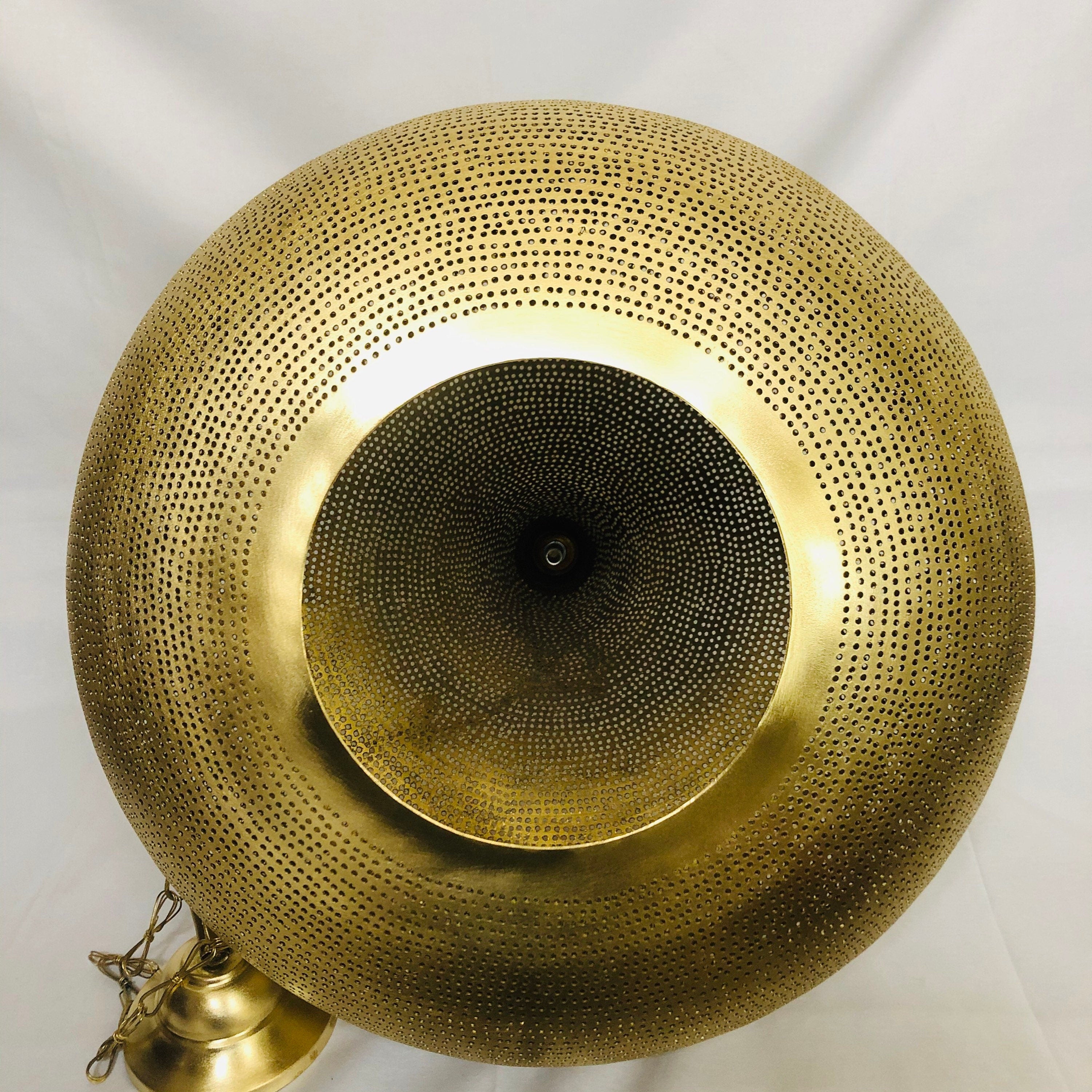 Moroccan Pendant Light,Pendant Lighting,Moroccan Pendant Lamp,ceiling light,Pierced ceiling light, Shade Lamp Gold Brass