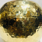 Handmade Brass Hammered Gold Plant Pots