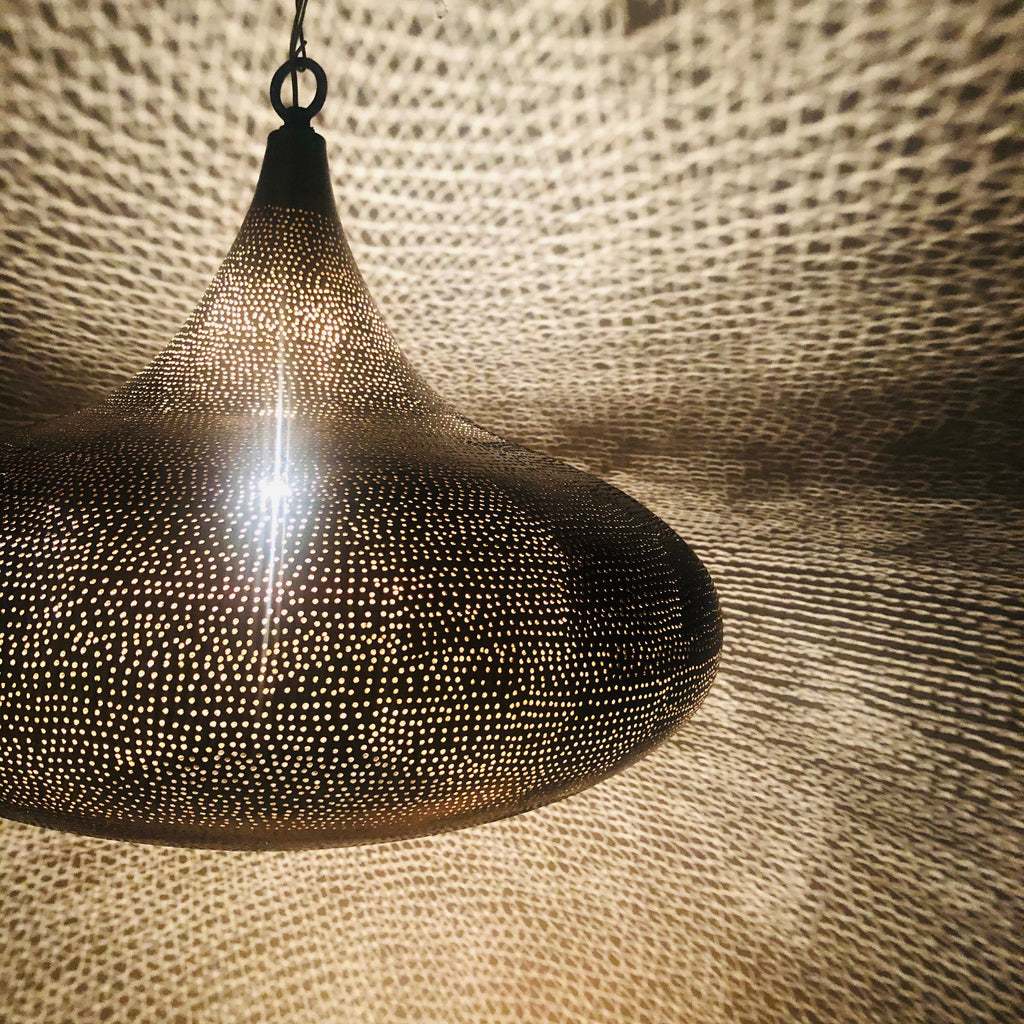 Handcrafted Moroccan Ceiling Lights Pendant Lamp Fixture Hanging lamp Bronze Color