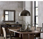 Hammered Metal Dome Pendant Light Light Fixture Ceiling Lights Moroccan Pendant Lamp Egyptian Pendant Lamp Black outside &