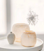 ALABASTER Handcrafted CANDLE HOLDER White Alabaster Candle Holder. Tea Light Candle Holder. Egyptian Alabaster Natural Stone