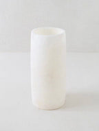 ALABASTER Handcrafted CANDLE HOLDER White Alabaster Candle Holder. Tea Light Candle Holder. Egyptian Arabic Alabaster