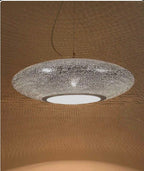 Brass ceiling lamp, 40cm or 50cm moroccan ceiling lamp, moroccan lamp, pendant brass lamp Oval Shape. UFO shape
