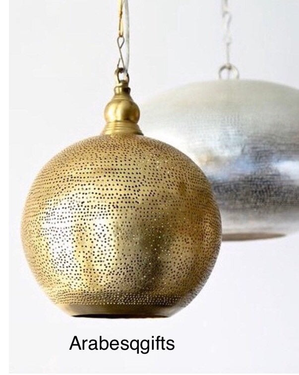 Moroccan Brass ceiling lamp, Moroccan ceiling lamp, moroccan lamp, Pendant Brass lamp .