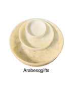 Egyptian White Alabaster Trays, ALABASTER ROUND TRAY, natural one piece of stone, Serving Trays