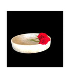 Egyptian White Alabaster Trays, ALABASTER ROUND TRAY, natural one piece of stone, Serving Trays