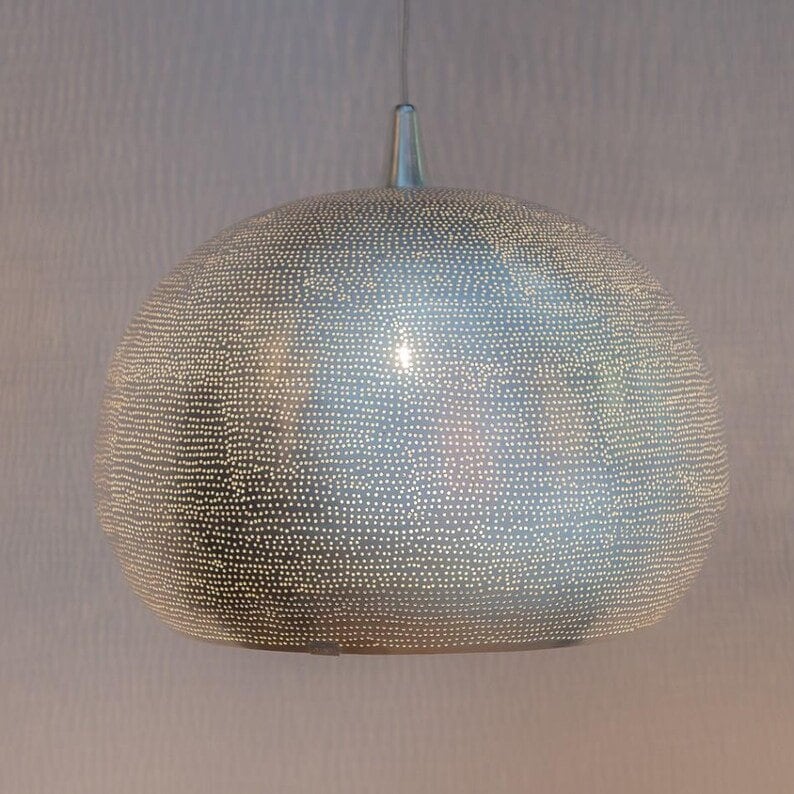 Moroccan Pendant Lamp Hanging Lamp , Brass Ceiling Lamps ,Copper Lampshade ,Bohemian Home Decor ,Brass Modern Lighting