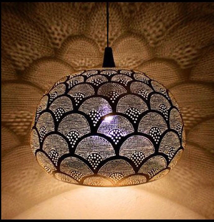 Moroccan Pendant Lamp Hanging Lamp , Brass Ceiling Lamps ,Copper Lampshade ,Bohemian Home Decor ,Brass Modern Lighting
