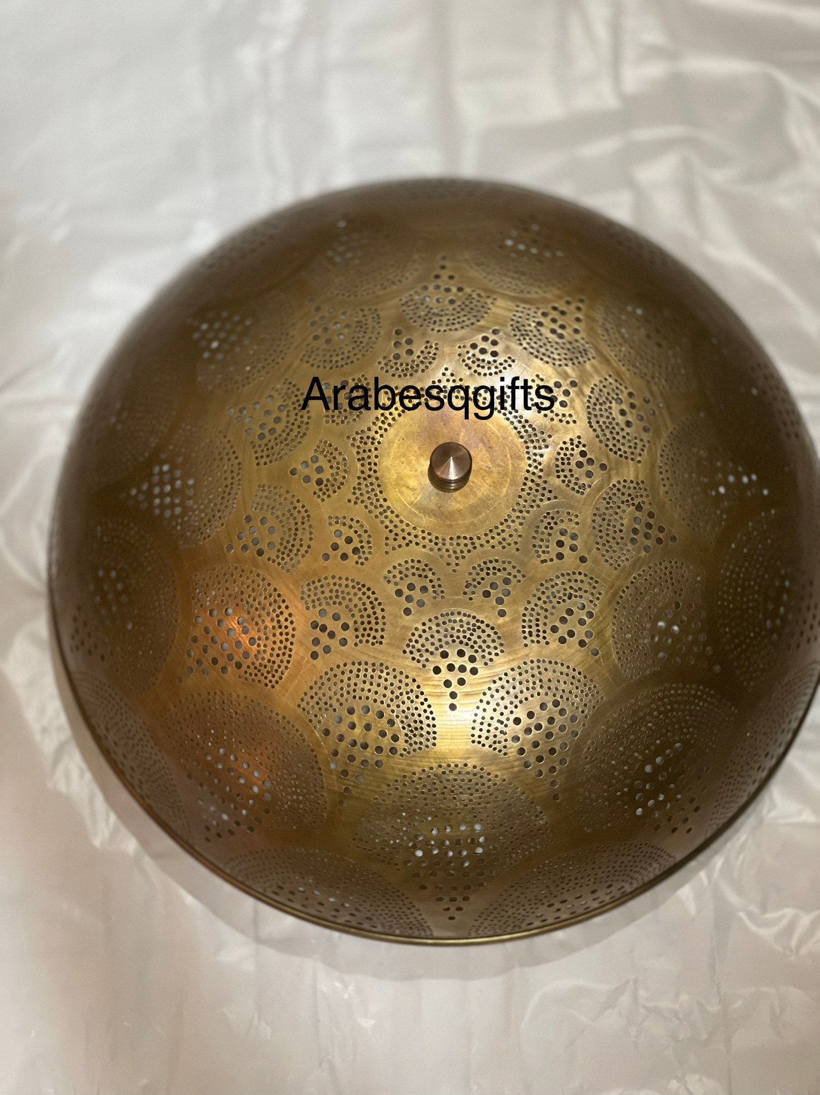 Handcrafted Moroccan Ceiling Lights, Flush Mount . aged Bronze Color Wall Lamp