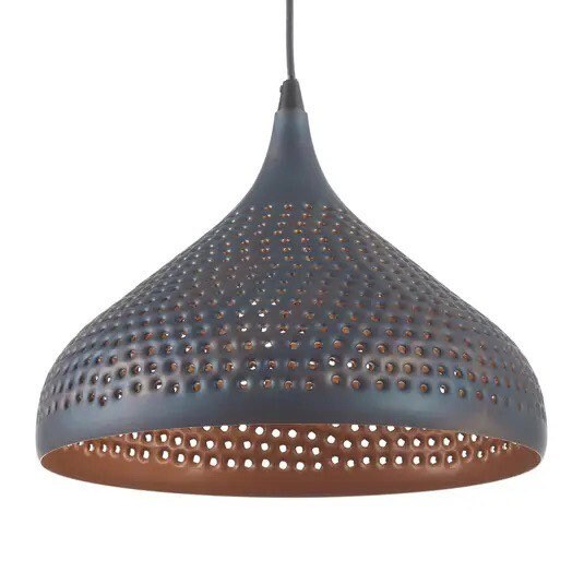 16” Pendant Lamps. Ceiling lamp. Moroccan Chandelier. Moroccan Ceiling Lights. Kitchen Island Lighting. Black outside & Gold