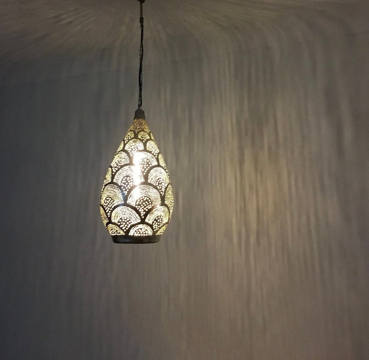 Moroccan Pendant Lamp Hanging Lamp , Brass Ceiling Lamps ,Copper Lampshade ,Bohemian Home Decor ,Brass Modern Lighting