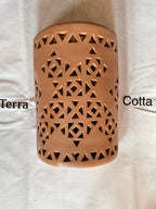 Clay Wall Light , Clay Sconces, Wall Lamp , Handmade Clay Terra Cotta Wall Lights