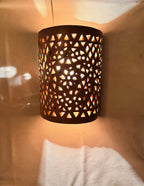 Clay Wall Light , Clay Sconces, Wall Lamp , Handmade Clay Terra Cotta Wall Lights