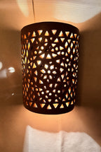 Clay Wall Light , Clay Sconces, Wall Lamp , Handmade Clay Terra Cotta Wall Lights
