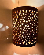 Clay Wall Light , Clay Sconces, Wall Lamp , Handmade Clay Terra Cotta Wall Lights