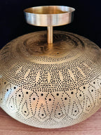 Ceiling Flush Mount, Semi flush Mount, Moroccan Brass Pendant Lamp, Ceiling Light, Copper Light