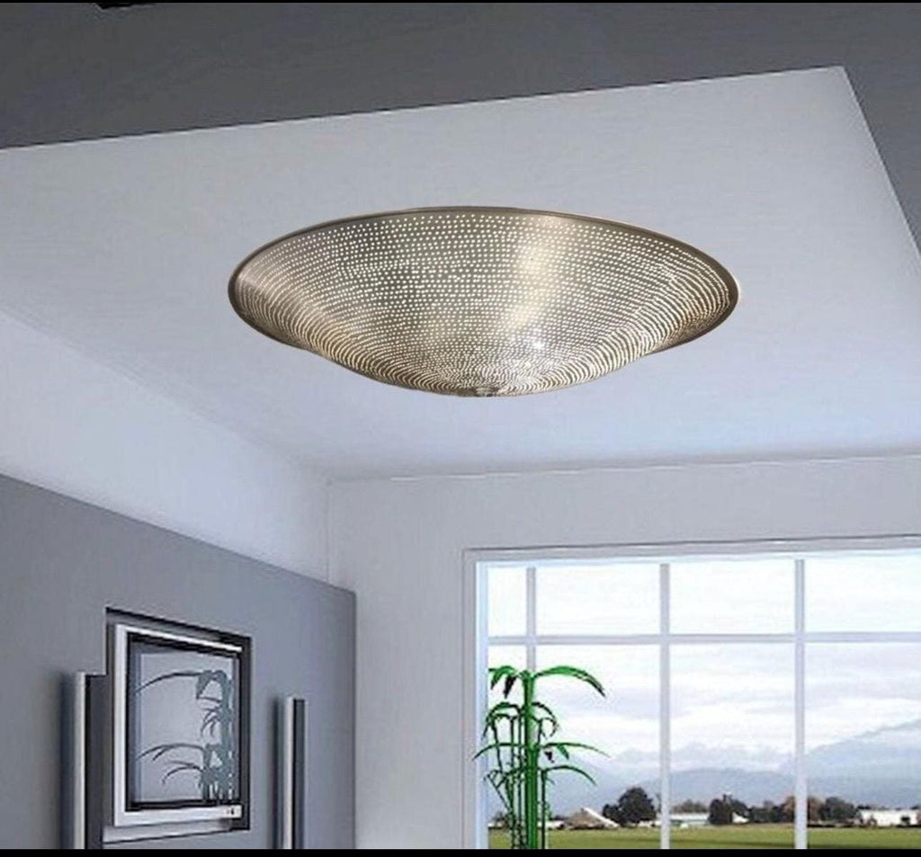 Ceiling Lights, Flush Mount Gold Color Semi Flush Mount, Copper Light, Moroccan Ceiling Lights, pendant Lamps