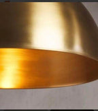 Brass Dome Pendant Lamp, Ceiling Light, Light Fixture, Oxide Brass Pendant Lamp, Hammered Brass Pendant Lamp.