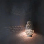 Clay Set Of 2 Pendant Lamp, Clay Ceiling Light, Hanging Lights, Off-White Clay Light