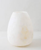 Set Of 3 White ALABASTER CANDLE HOLDER White Alabaster Candle Holder. Tea Light Candle Holder. Alabaster Natural Stone