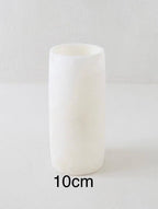 Set Of 6 White ALABASTER CANDLE HOLDER White Alabaster Candle Holder. Tea Light Candle Holder. Alabaster Natural Stone