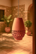 Terracotta Pendant Lamp, Clay Ceiling Light, Hanging Lights, Clay Light