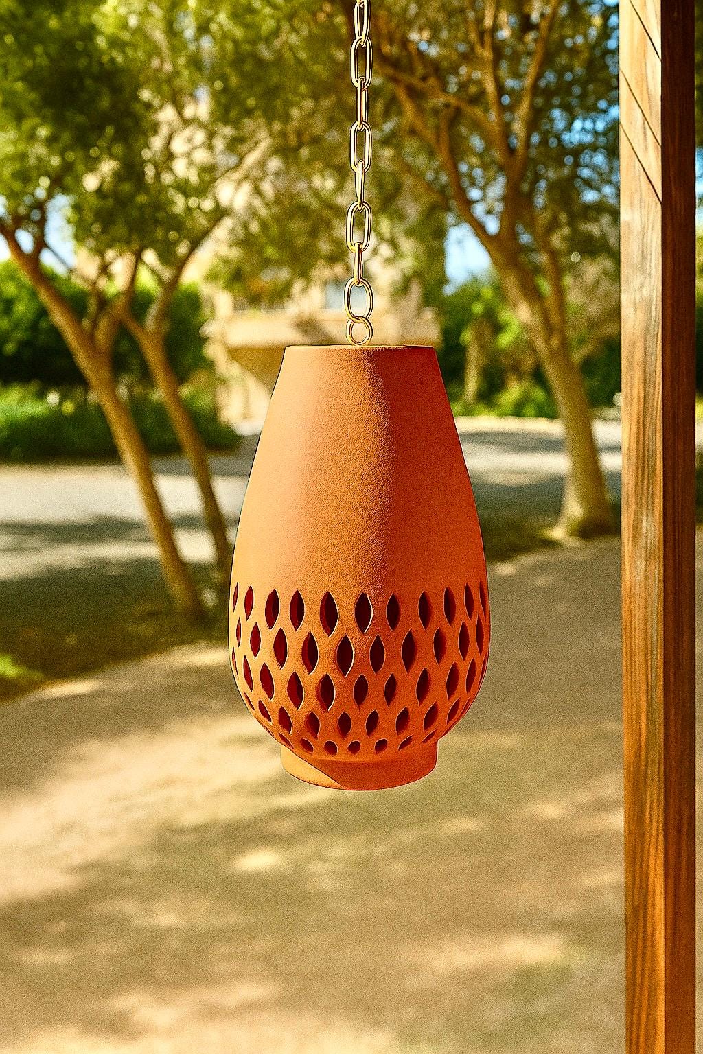 Terracotta Pendant Lamp, Clay Ceiling Light, Hanging Lights, Clay Light