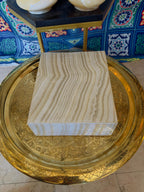 Alabaster Wall Light, Alabaster Stone Scones, Egyptian Handmade Alabaster Wall Light. Rectangle Wall Lamp