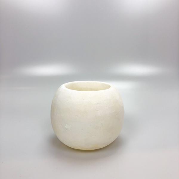 Set Of 8 White ALABASTER CANDLE HOLDER White Alabaster Candle Holder. Tea Light Candle Holder. Alabaster Natural Stone
