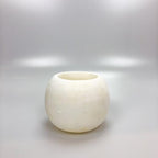 Set Of 8 White ALABASTER CANDLE HOLDER White Alabaster Candle Holder. Tea Light Candle Holder. Alabaster Natural Stone