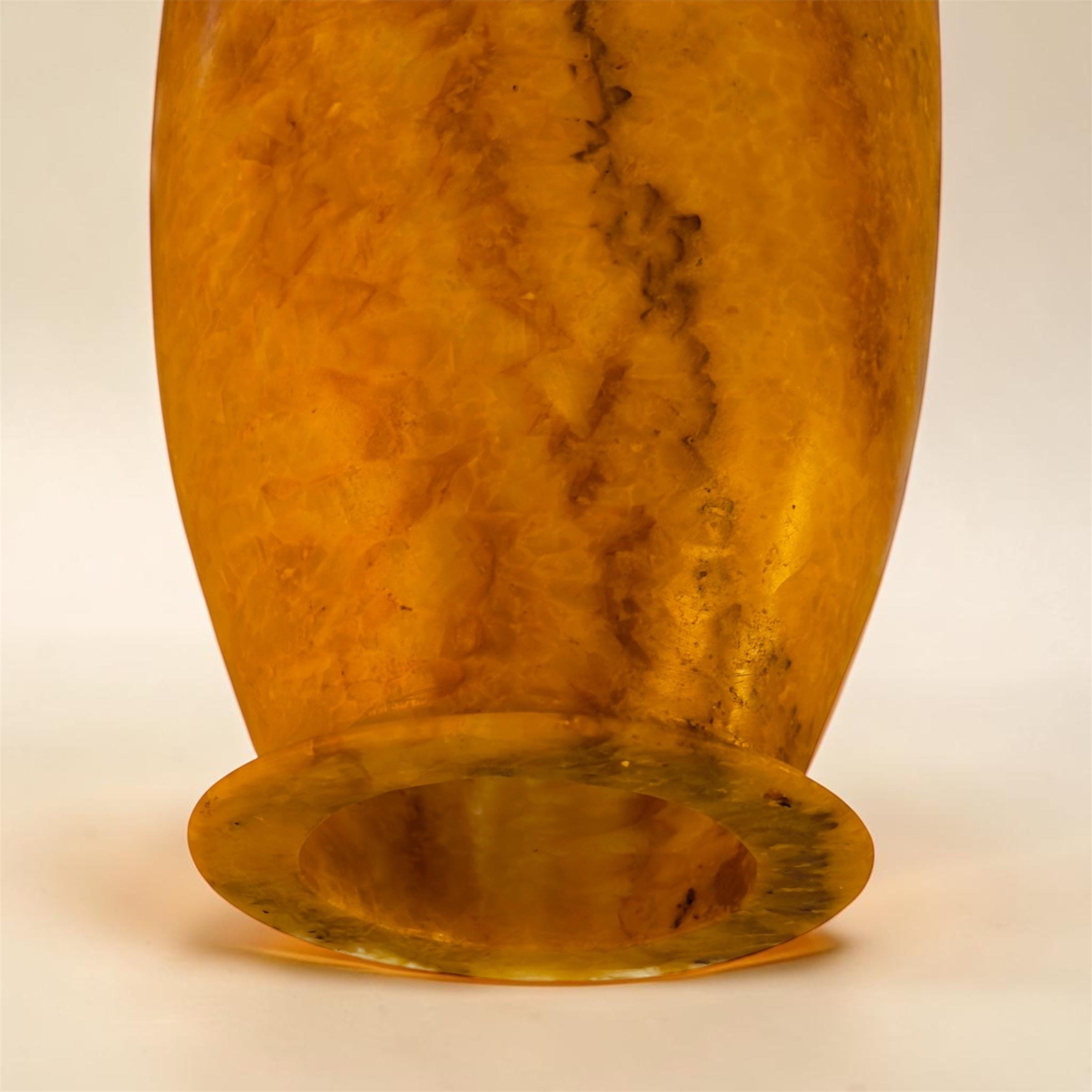 Alabaster Stone Pendant Lamp. Natural Stone Hanging Light, Alabaster Ceiling Light, natural Brown Stone