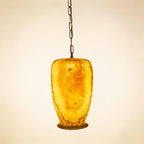 Alabaster Stone Pendant Lamp. Natural Stone Hanging Light, Alabaster Ceiling Light, natural Brown Stone