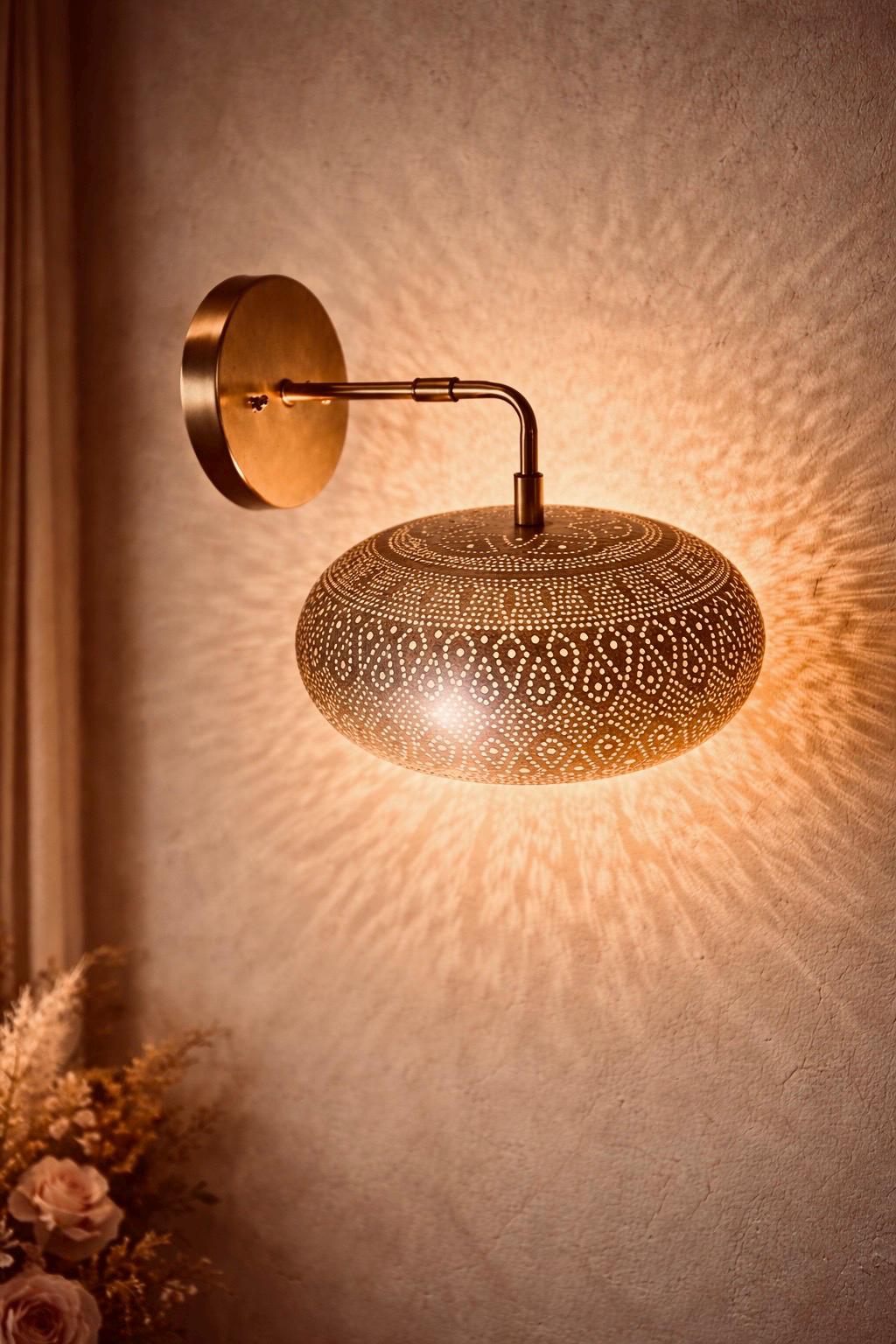 Brass Wall Lamp, Sconces, Pendant Wall Lamp, Moroccan Light, Ceiling Light, Metal Wall Light