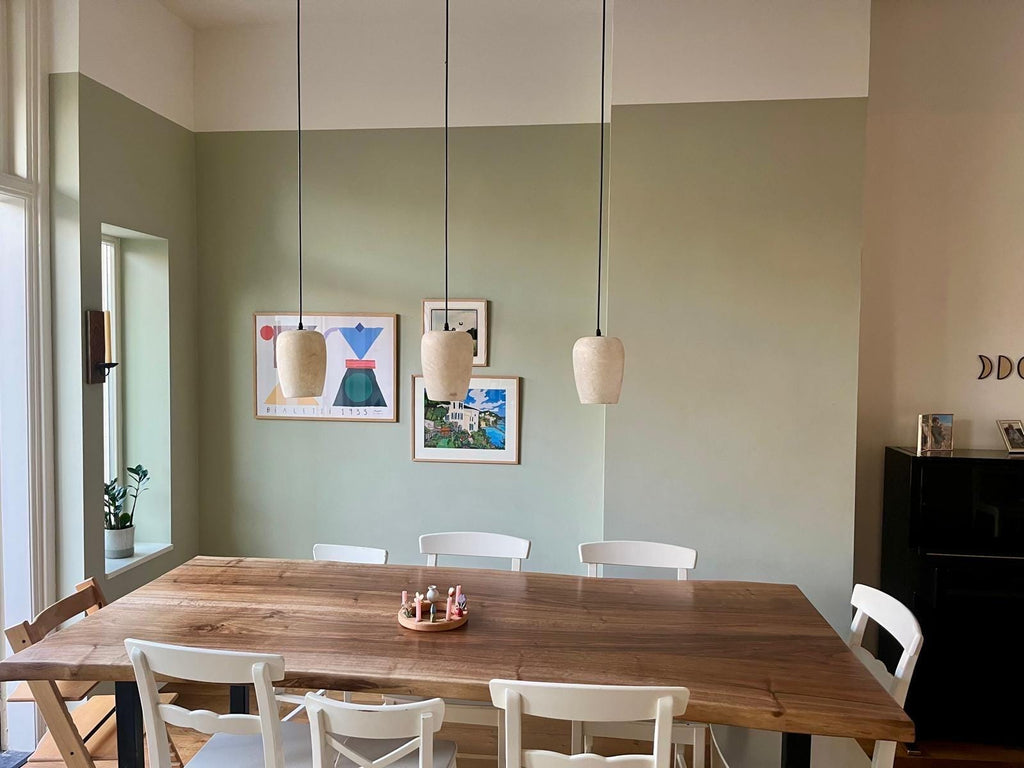 White Alabaster Stone Pendant Lamp. Natural Stone Hanging Light, Alabaster Ceiling Light,