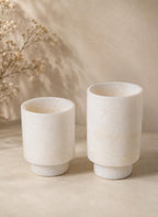 Alabaster Tea Light Holder Coupe, White Alabaster Stone Candle Holder. Egyptian White Alabaster Candle Holder. Flat Alabaster